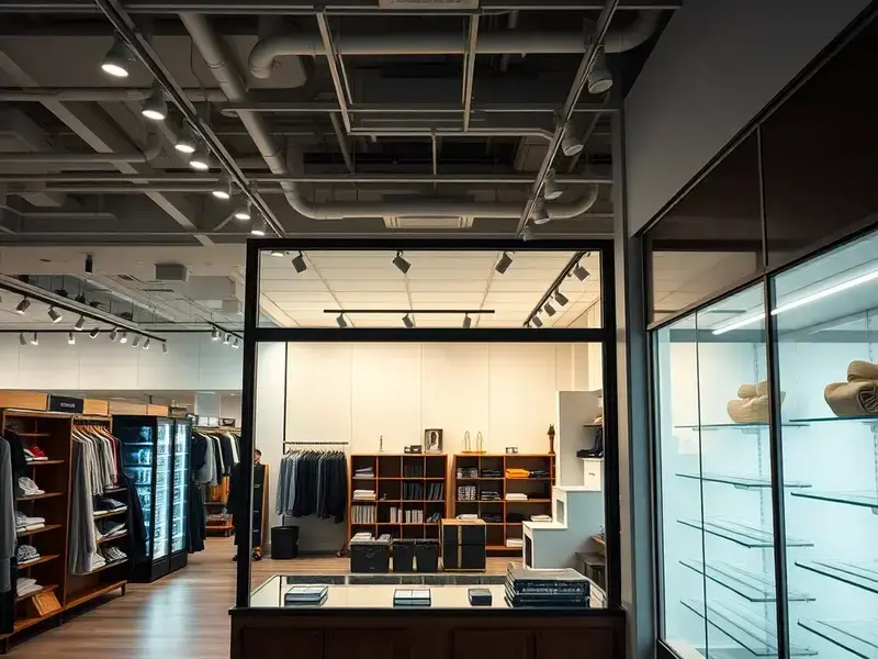 Retail store electrical fit-up